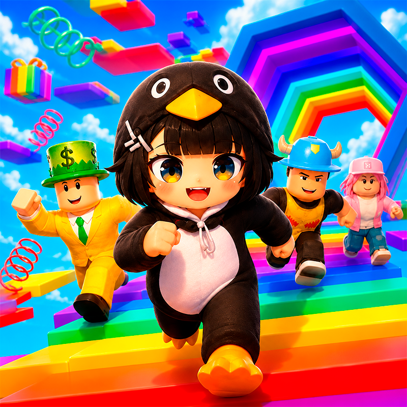 Obby Tous les Jeux : Courez ou Mourrez